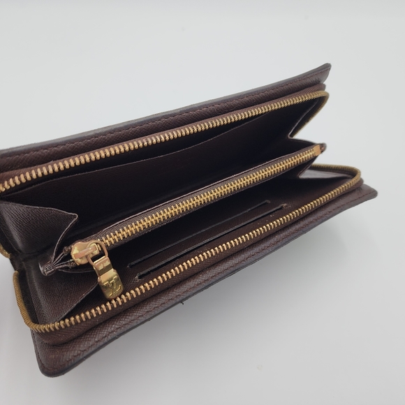 LOUIS VUITTON Damier Porte Unique Palm Beach Zip-Around Designer Long Wallet - Picture 3 of 8